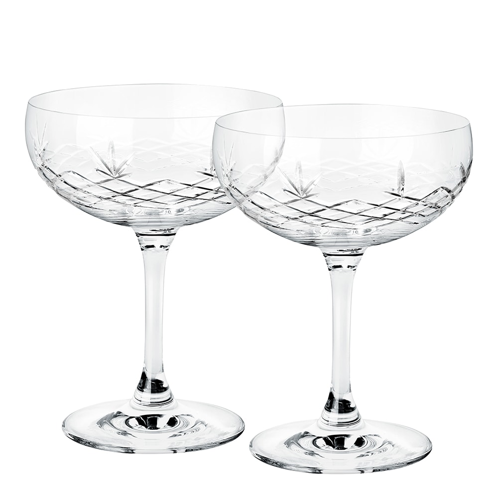 Crispy Gatsby Champagneskål 30 cl 2-pack Klar