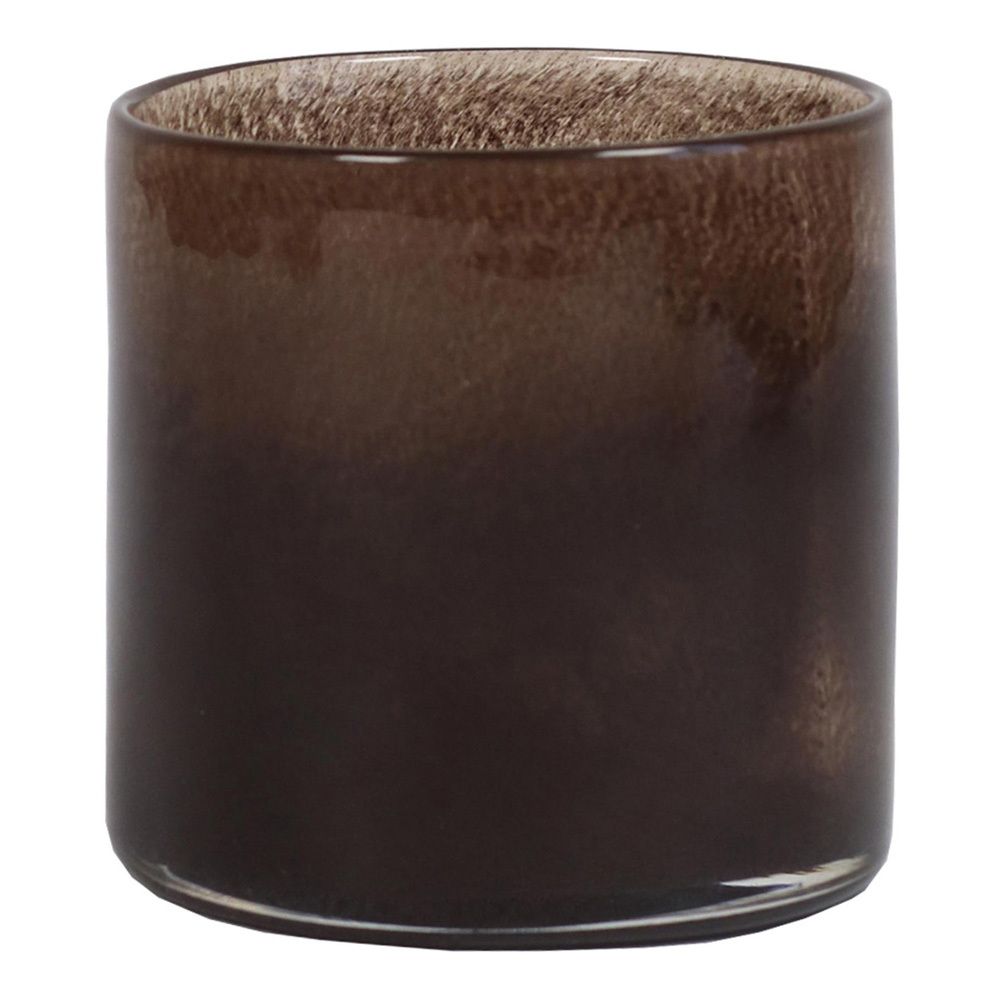 Lyric Ljuslykta 8x8 cm Dark Brown