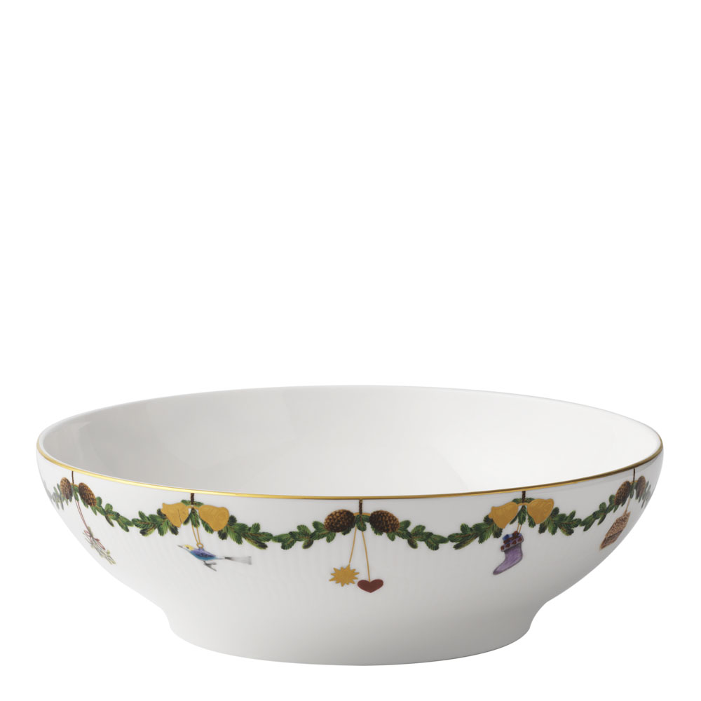 Star Fluted Christmas Skål 2,2 L