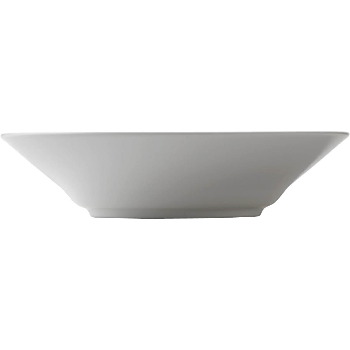 White Fluted Tallrik djup 24 cm