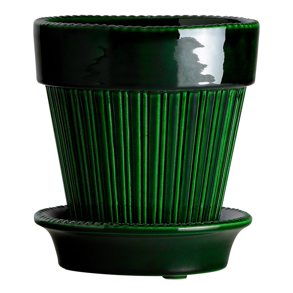 Simona Kruka/fat 14 cm Grön emerald