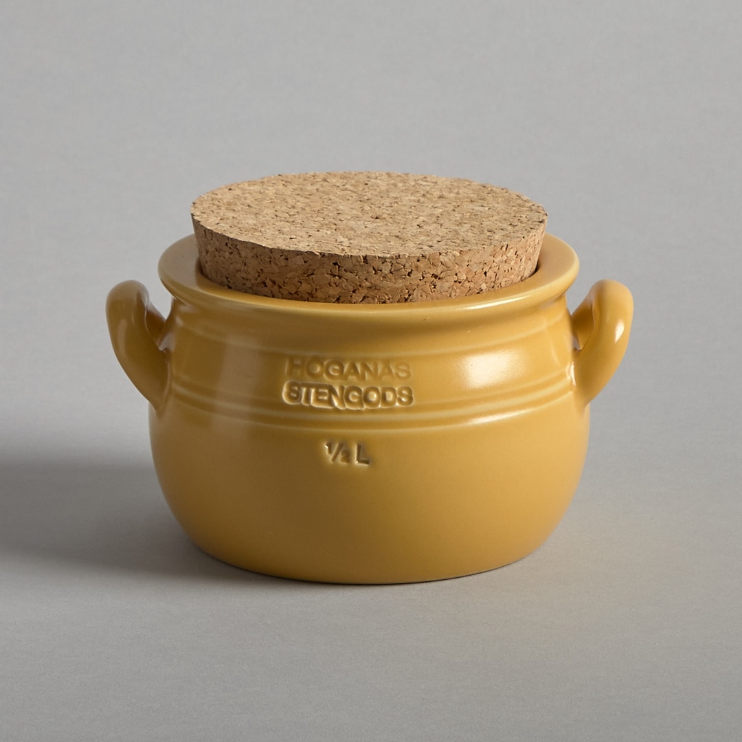 Gult krus med korklock