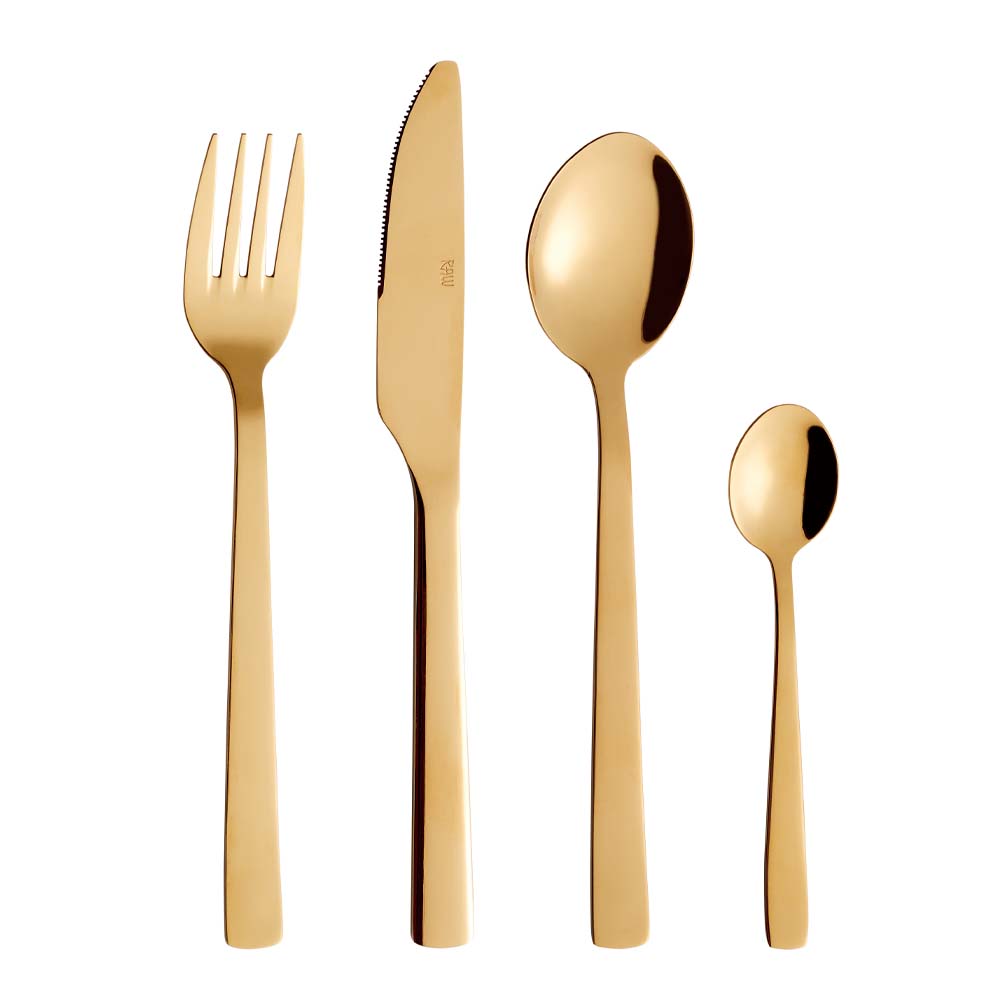 Aida Raw Bestickset 48 delar Guld