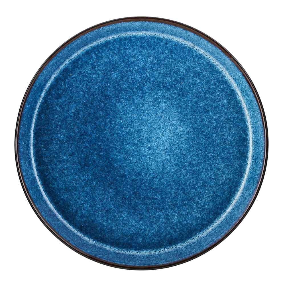 Tallrik Gastro 21 cm Svart/Mörkblå