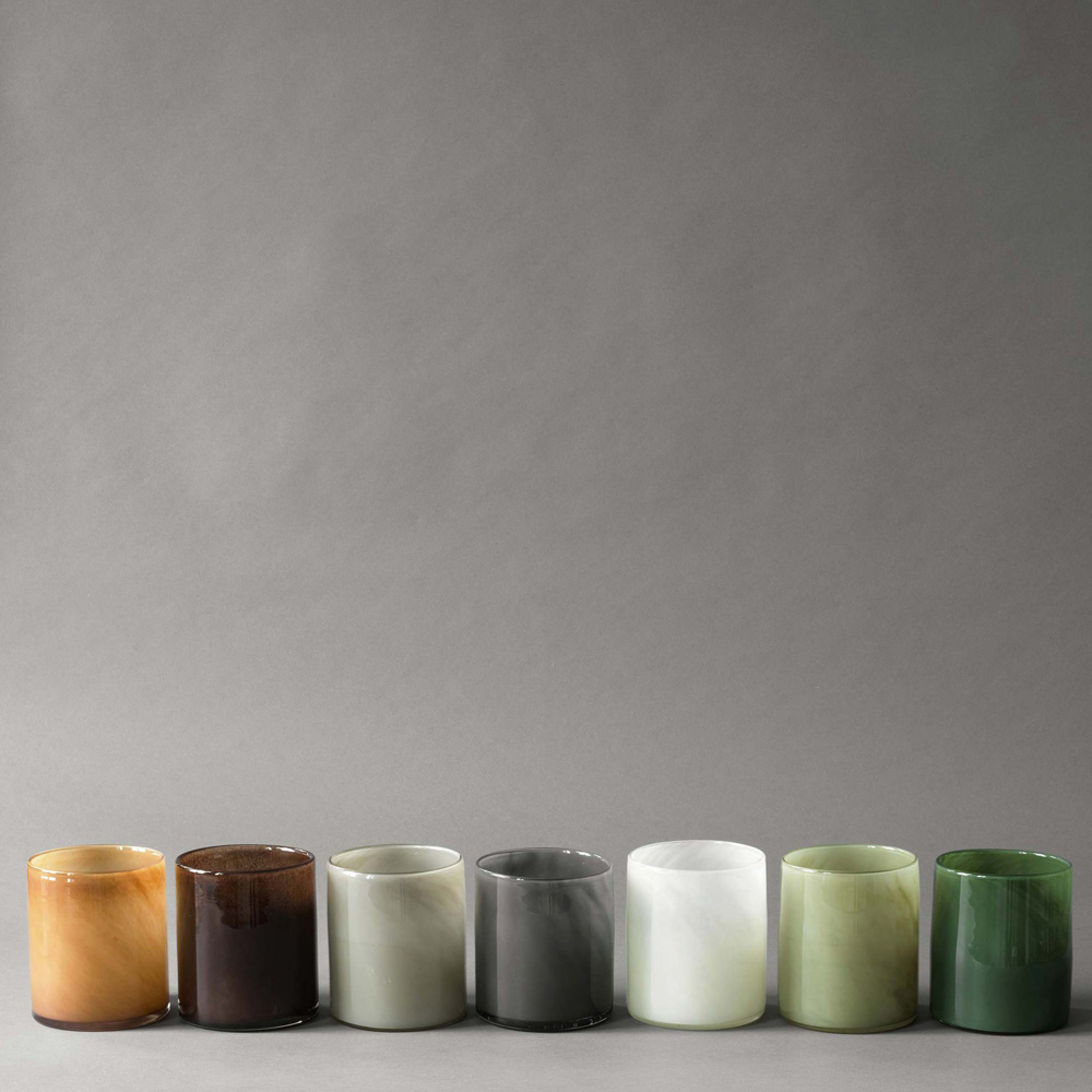 Lyric Ljuslykta Glas 12x14 cm White