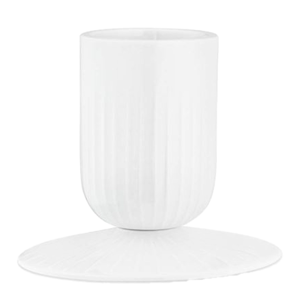 Hammersh?i Blockljusstake 9,5 cm Vit