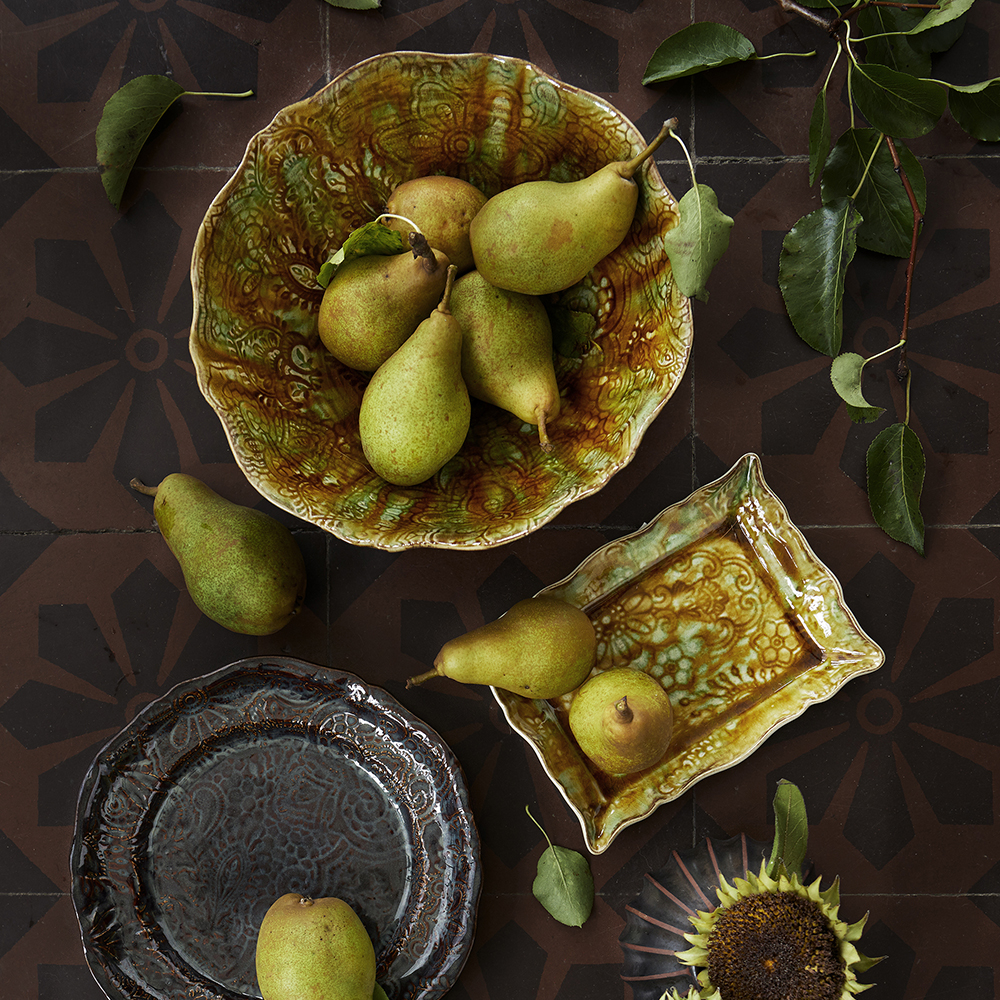 Arabesque Skål 26 cm Pineapple