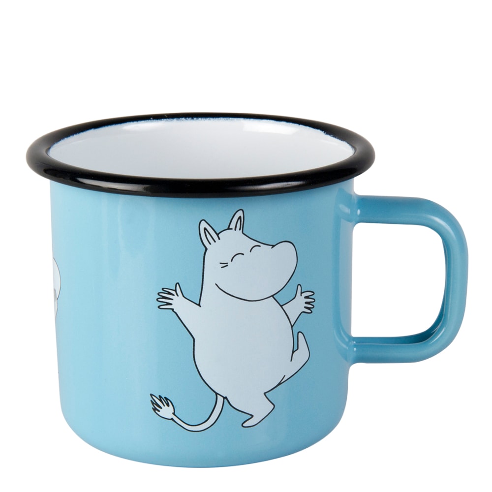 Mumin Emaljmugg Mumintrollet 25 cl Blå