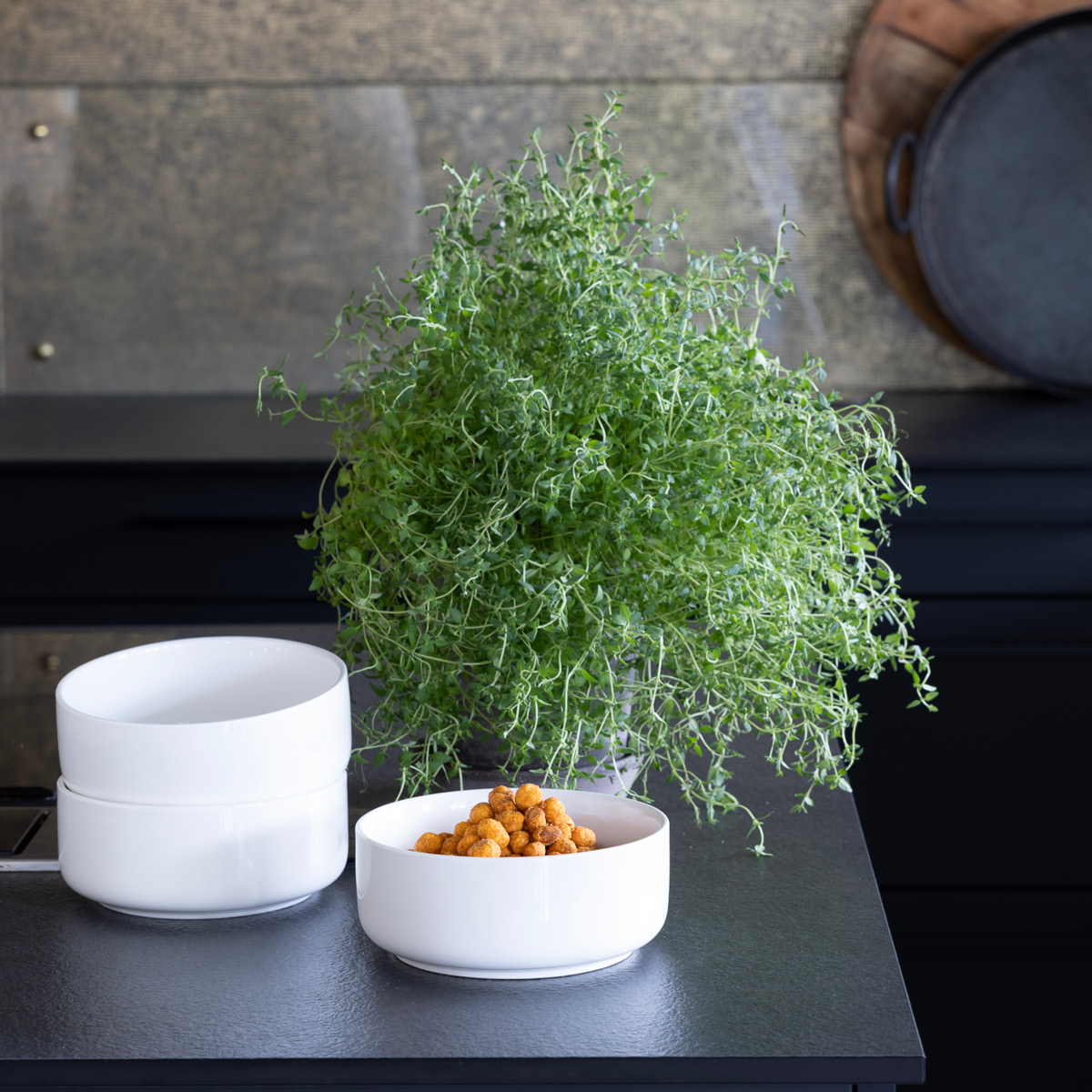 Sögne Skål Liten 14 cm Vit