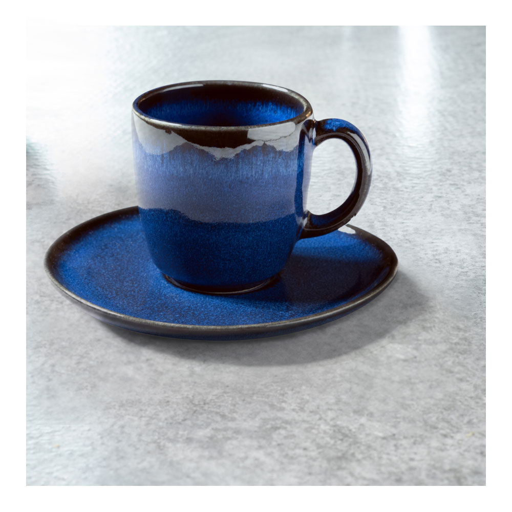 Lave bleu Fat till kaffekopp 15 cm