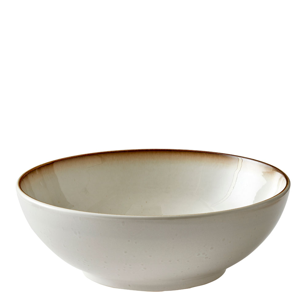 Salladsskål 30 cm Gräddvit