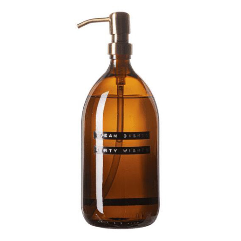 Diskmedel med pump 1 L Mässing/Brun