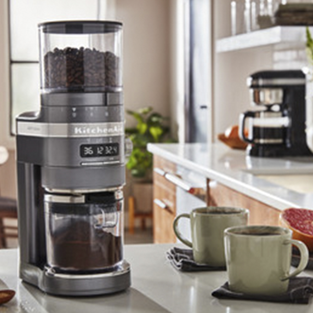 KitchenAid Kaffekvarn Medallion Silver