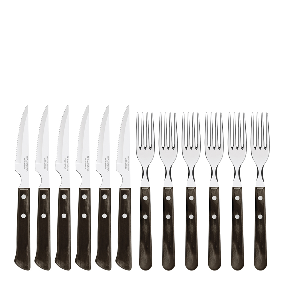 Churrasco Knivar & Gafflar Grillbestick 12 delar