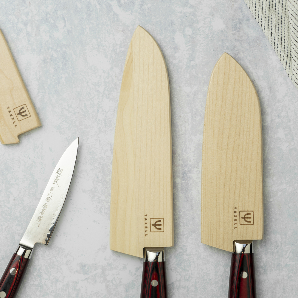 Knivskydd i Lönn för Kiritsuke 20 cm
