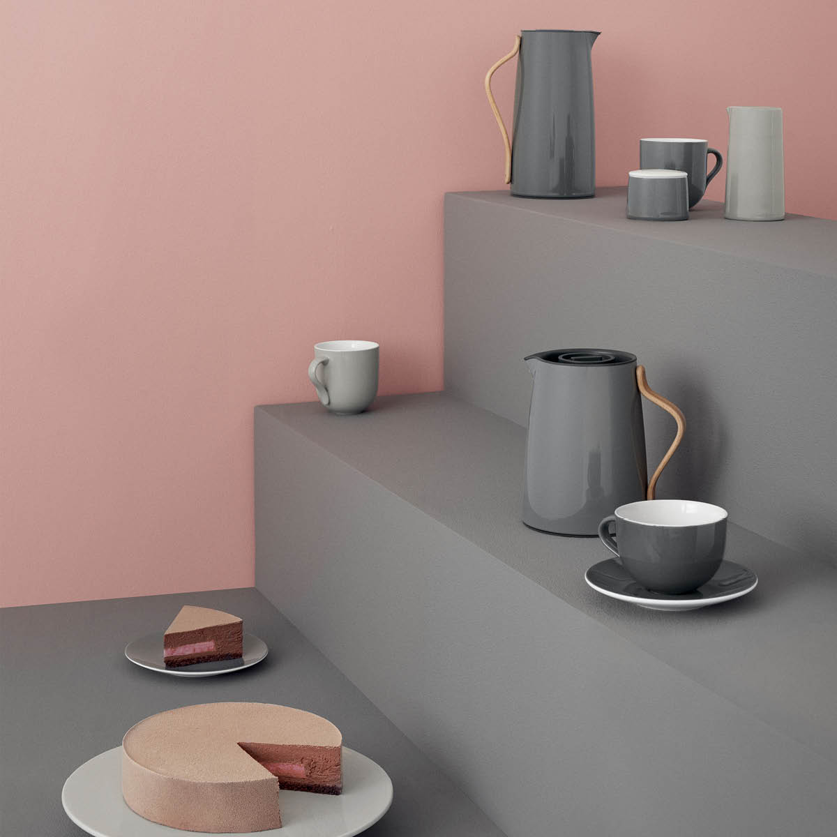 Danish Modern Emma Termoskanna Te 1 L Grå