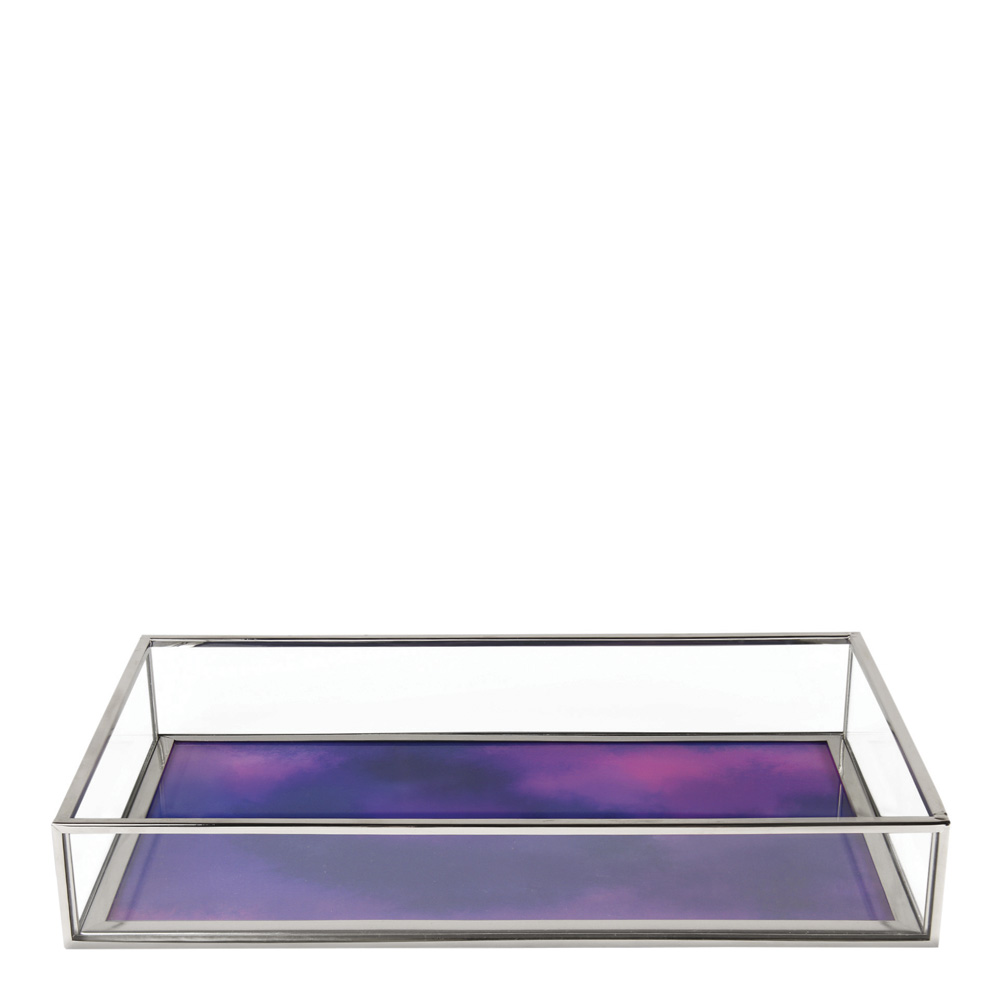 Treasure Fat Spegel Rektangel 25x16 cm Lila