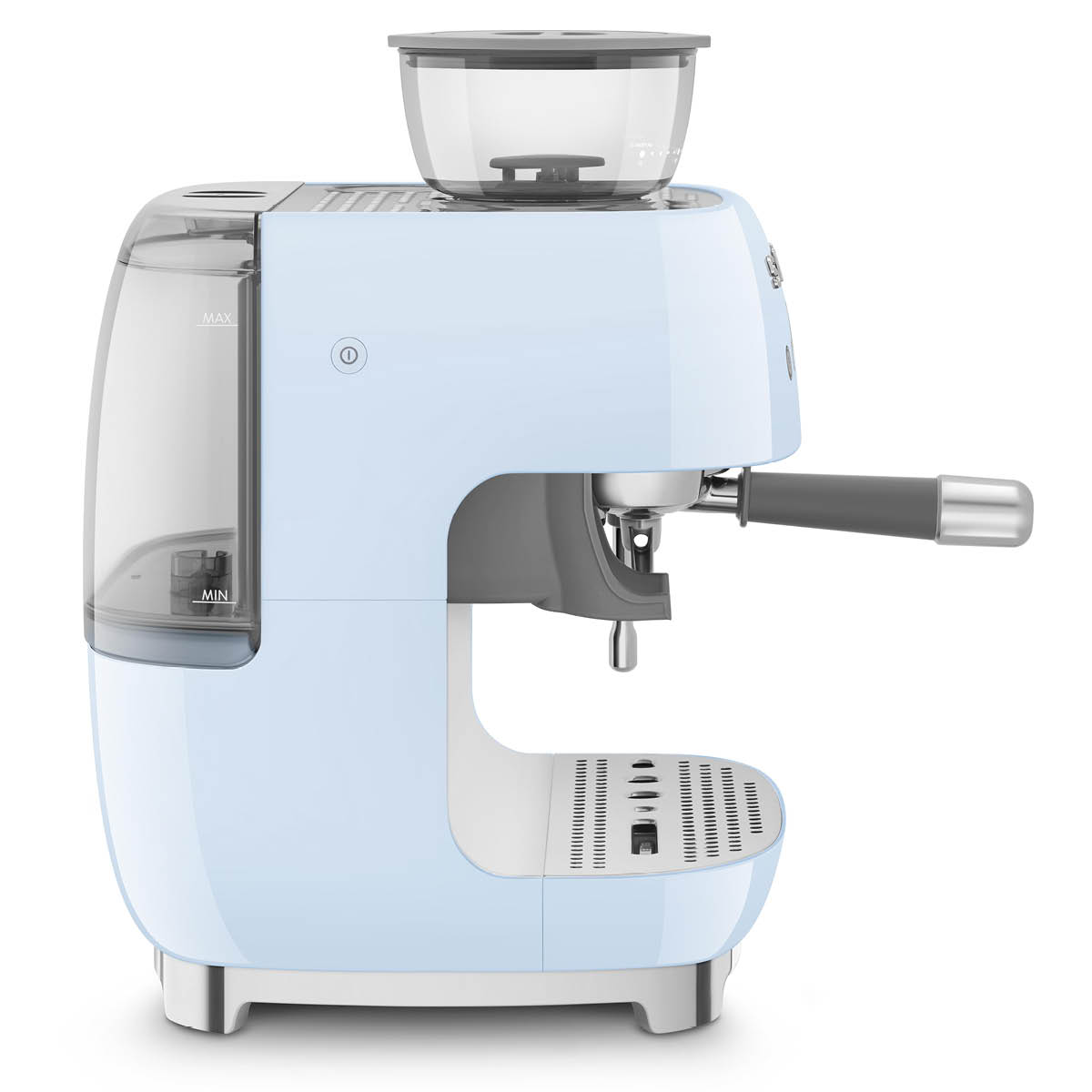 Smeg Manuell Kaffemaskin med Kvarn Pastellblå