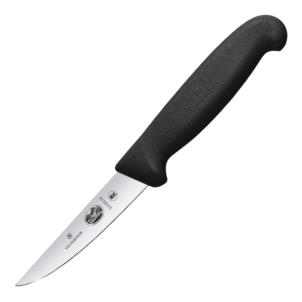 Fibrox Rensningskniv 10 cm Svart