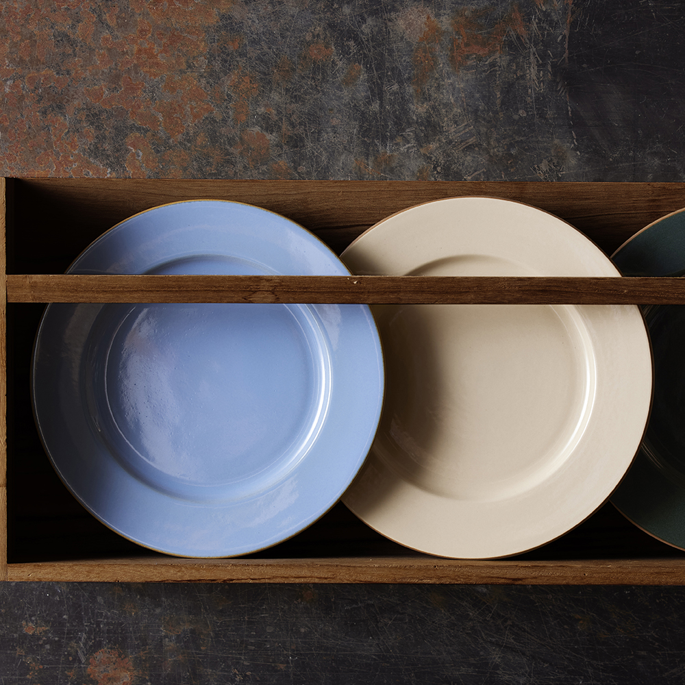 BITZ Tallrik 27 cm Wood/Ocean