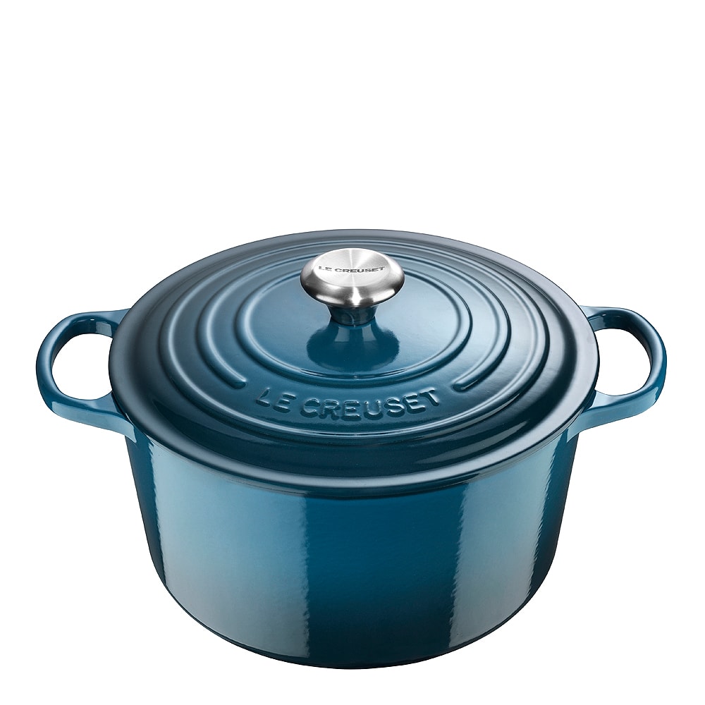 Signature Gjutjärnsgryta rund 24 cm 5 L Deep Teal