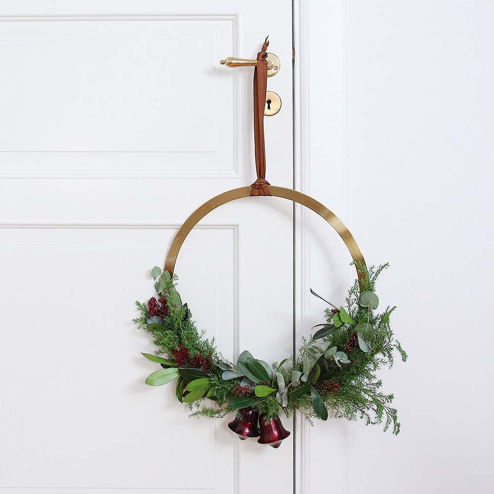 Wreath Krans 20 cm Mässing