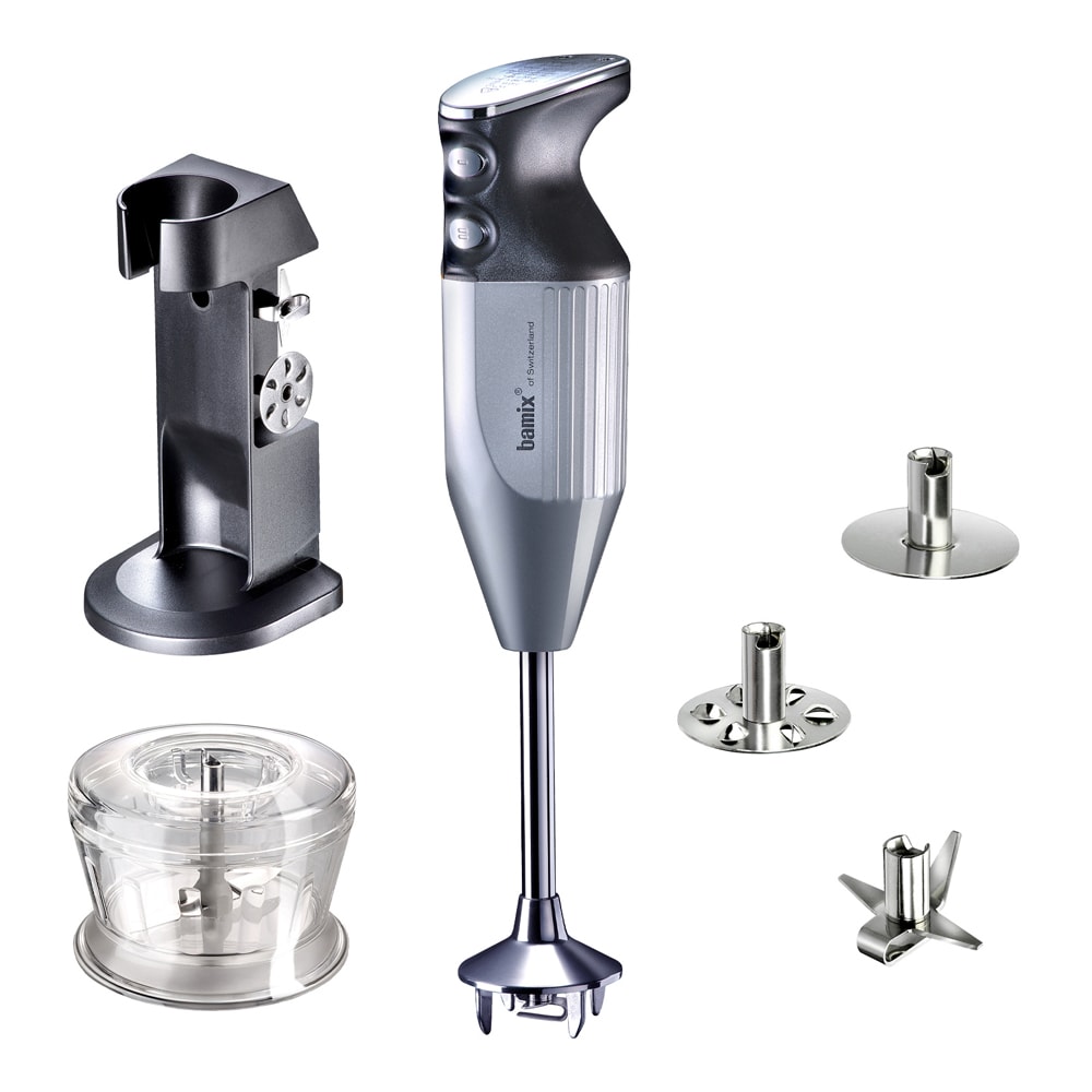 Bamix Stavmixer Deluxe C 200 w Silvergrå