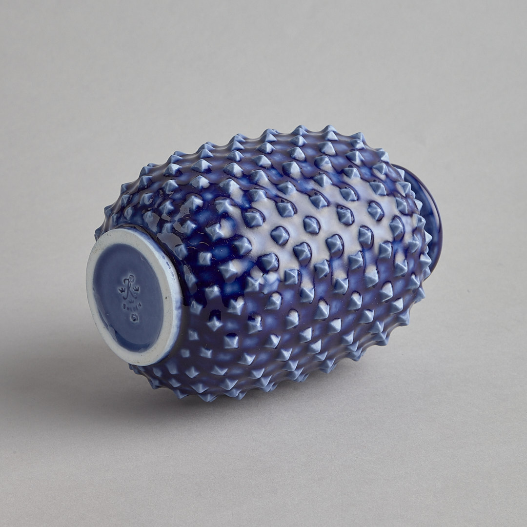 Gunnar Nylund blå vas