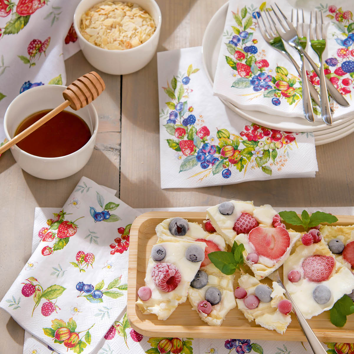 Servett 33x33cm 20-pack sommar