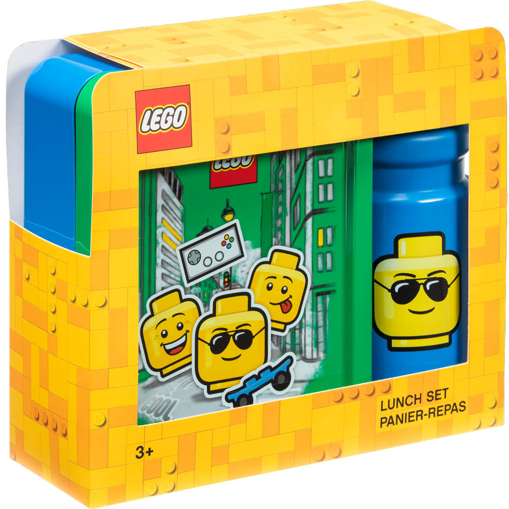 Lunchbox Set Ikonisk Figur Grön/Blå