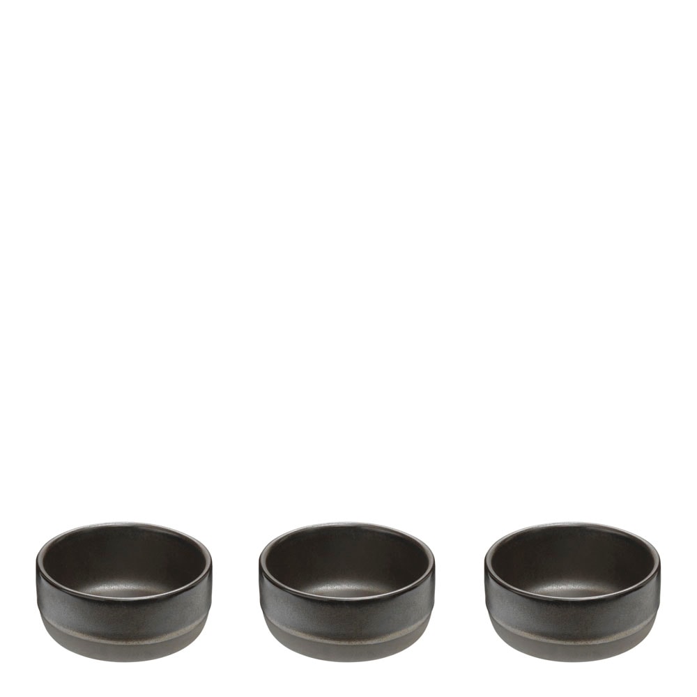 Raw Miniskålar 3-pack Brun Metallic