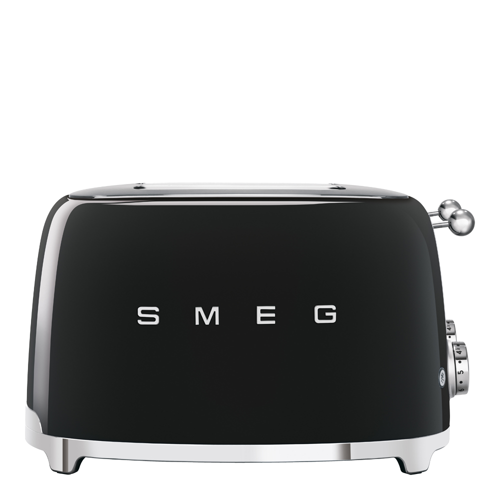 Smeg 50's style Brödrost 4 skivor kvadrat Svart