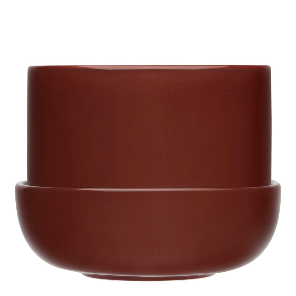 Nappula Kruka med Fat 17x13 cm Brun