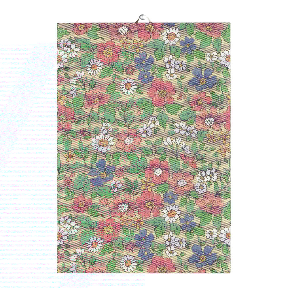 Blomsteräng Handduk 35x50 cm Rosa