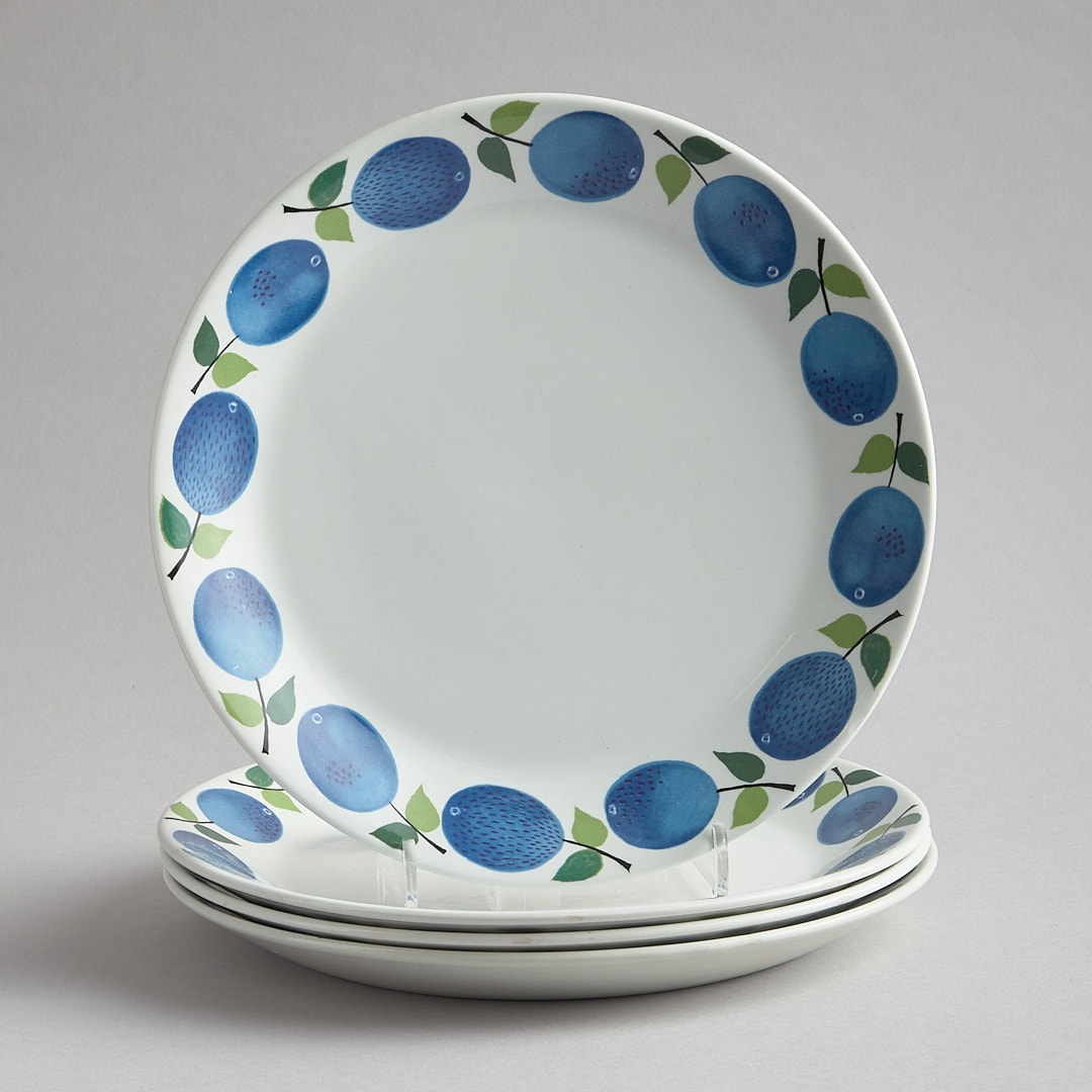 Prunus 4 flata tallrikar