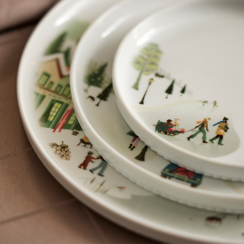 Vinter Tallrik 20 cm Vit