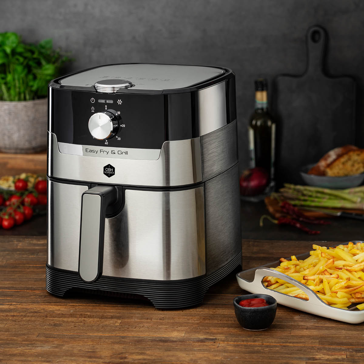 Easy Fryer classic+ 2In1 Silver