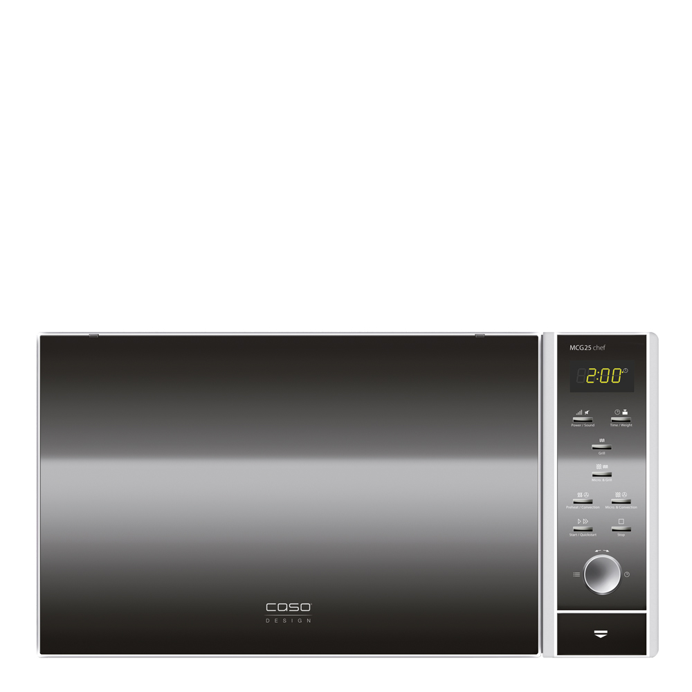 Mikrovågsugn MCG25 Chef Stål/Svart