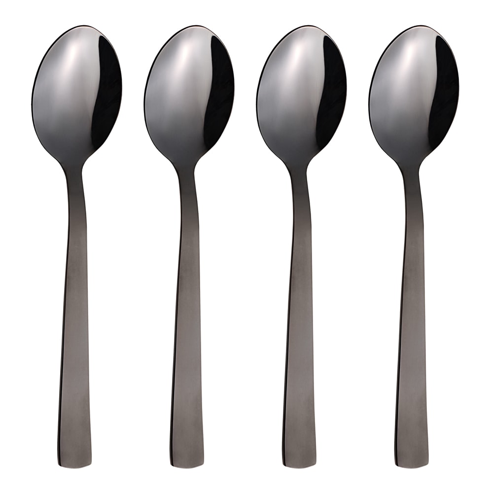 RAW Dessertsked 4-pack Svart