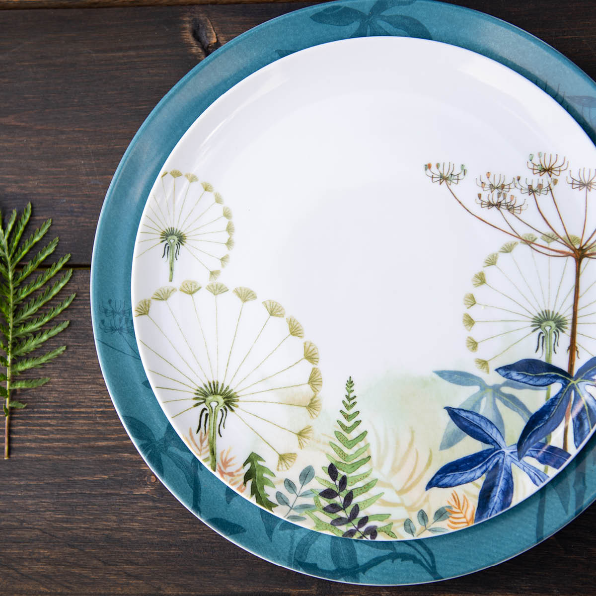 Florytale Tallrik 31 cm Blå
