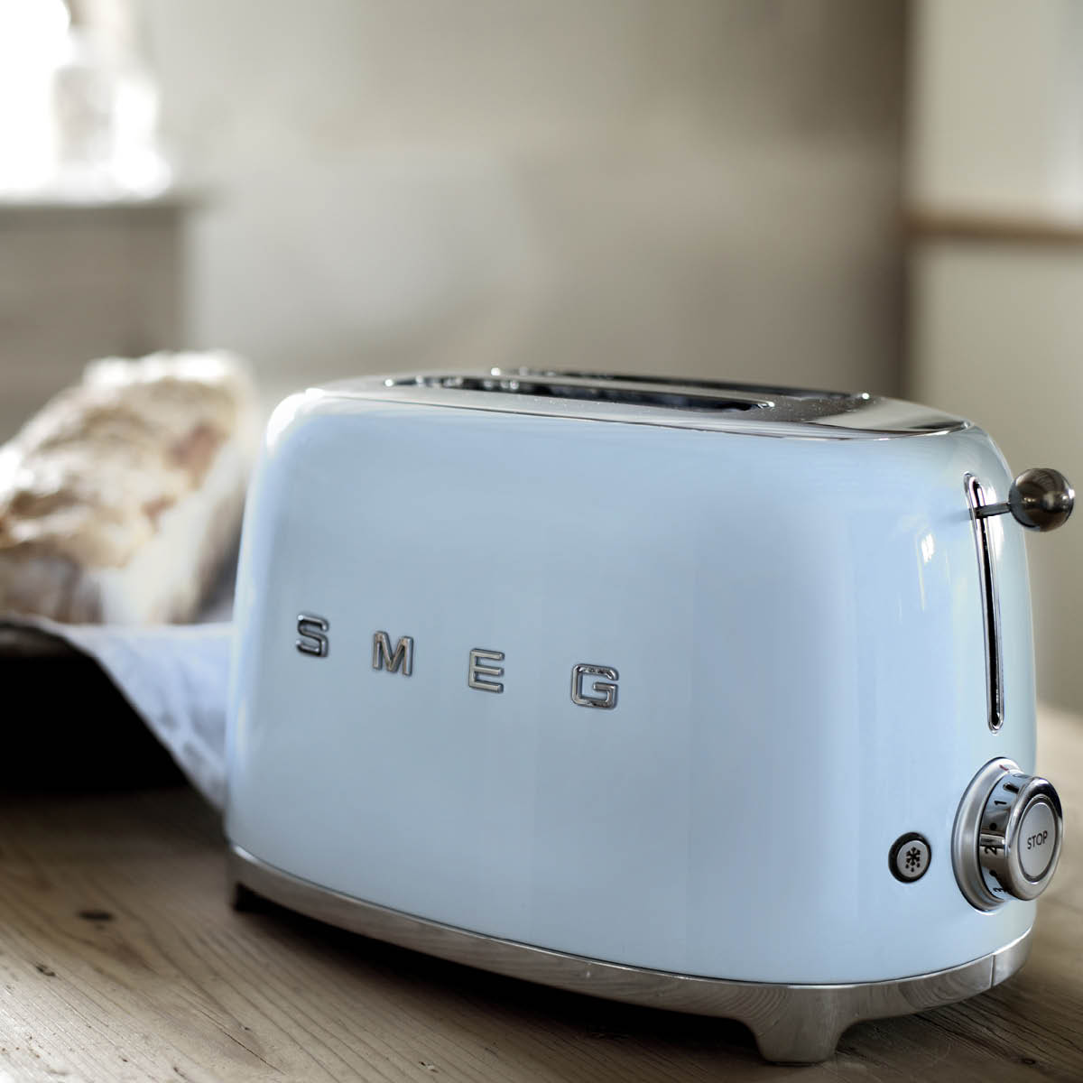 Smeg 50's Style Brödrost 2 skivor Blå