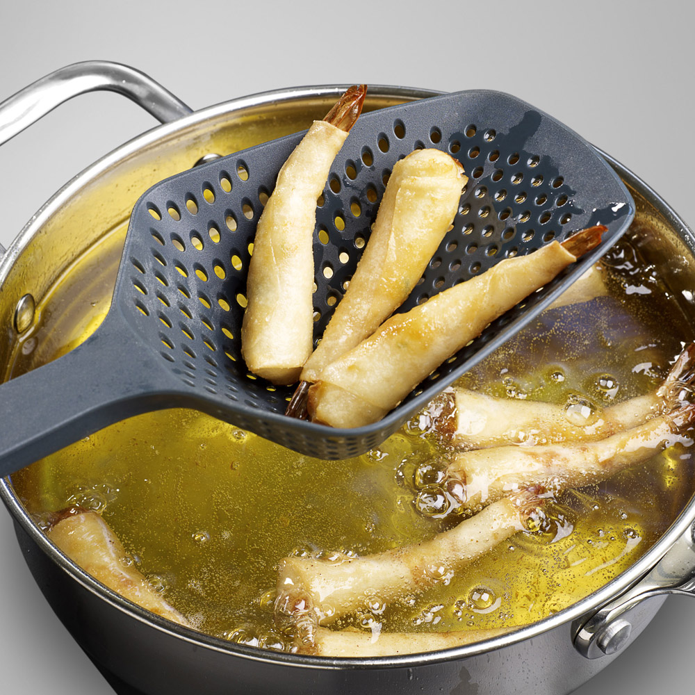 Scoop Plus Pastaslev 34 cm Grå/Grön