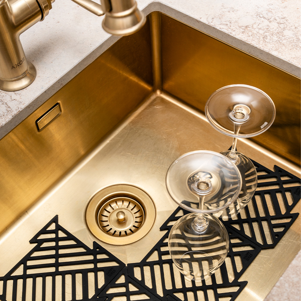 Happy Diskho-skydd Puzzle 4 delar Svart