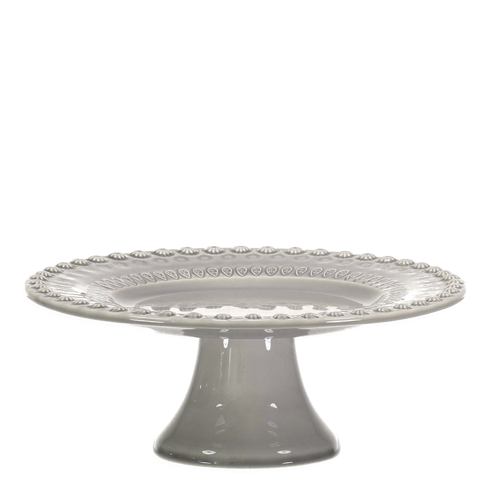 Daisy Tårtfat 22 cm Soft Grey