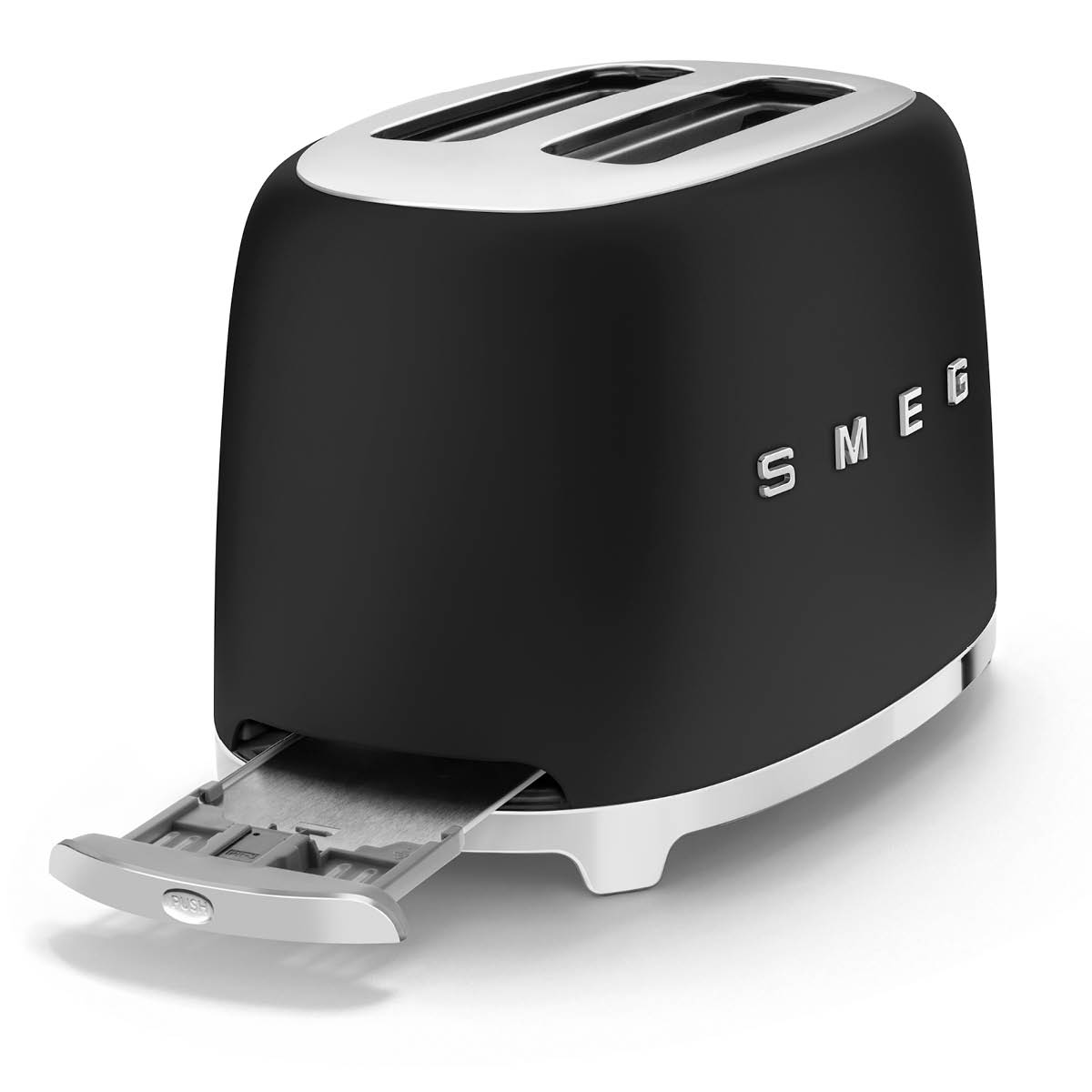 Smeg 50's Style Brödrost 2 skivor Matt Svart