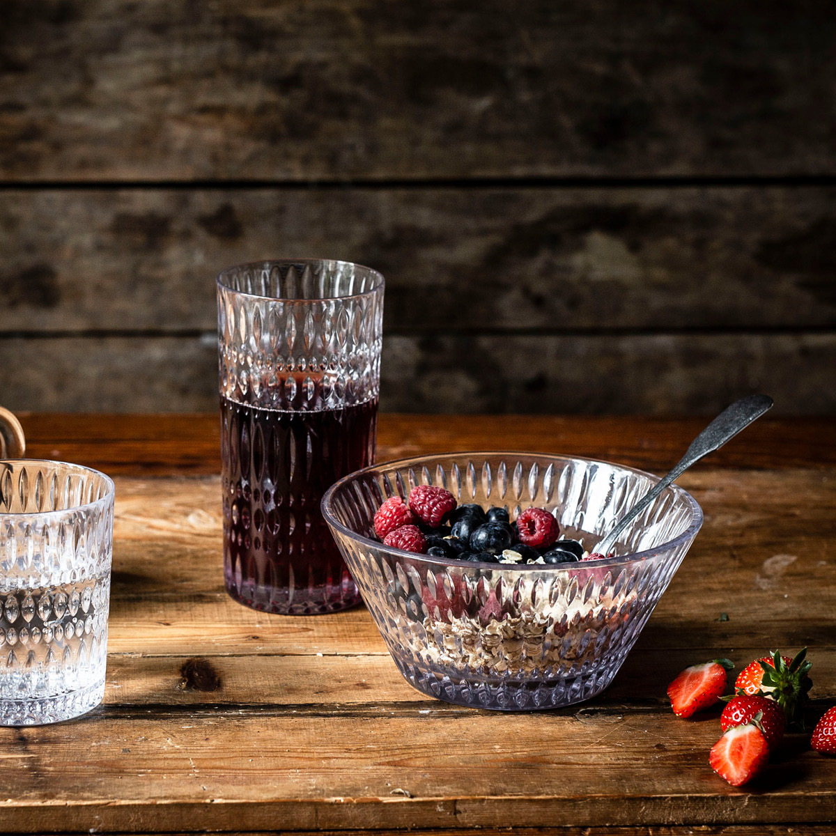 Ethno Skål 16 cm 2-pack Klar