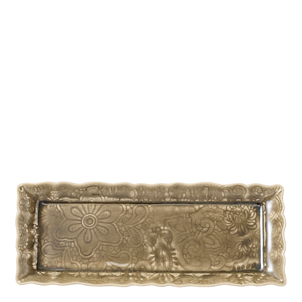 Arabesque Serveringsfat 33x13 cm Sand