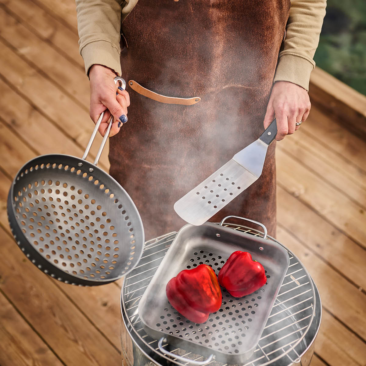 BBQ Stekspade 37,5 cm Stål/Svart