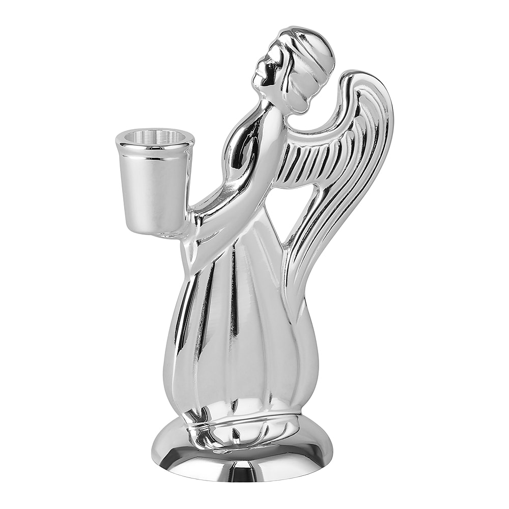 Skyddsängel Liten 9 cm Silverpläterad mässing