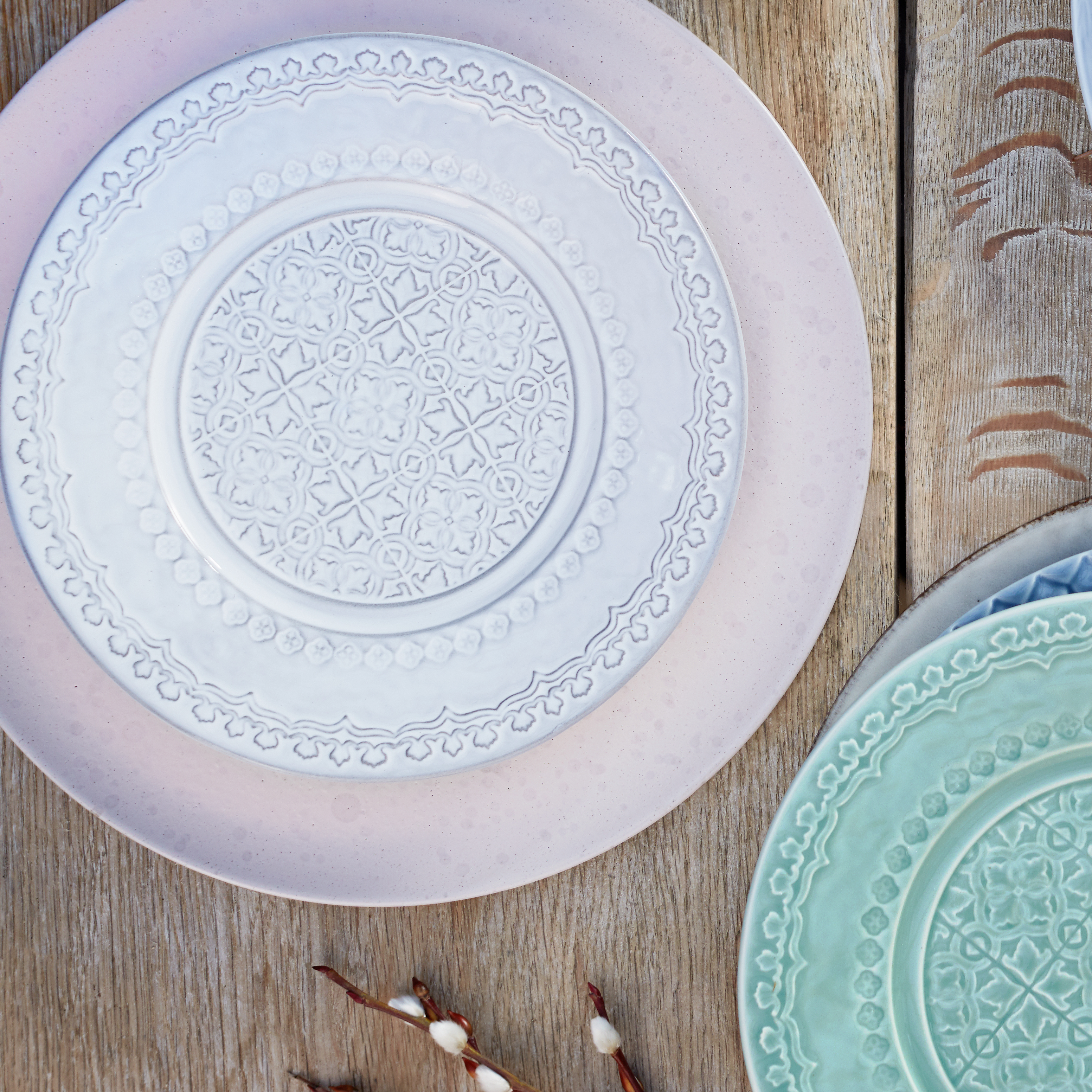 Rua Nova Tallrik flat 22 cm Antikvit